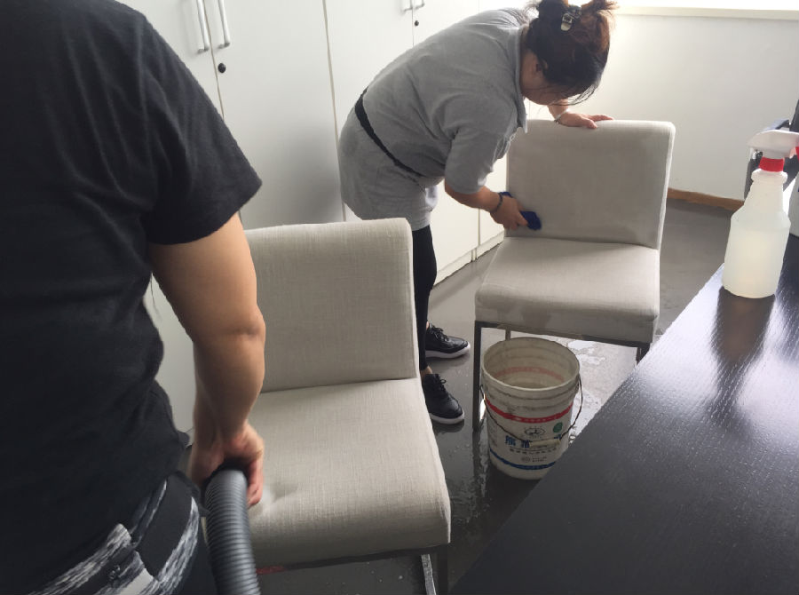 虎林市沙发清洗案例